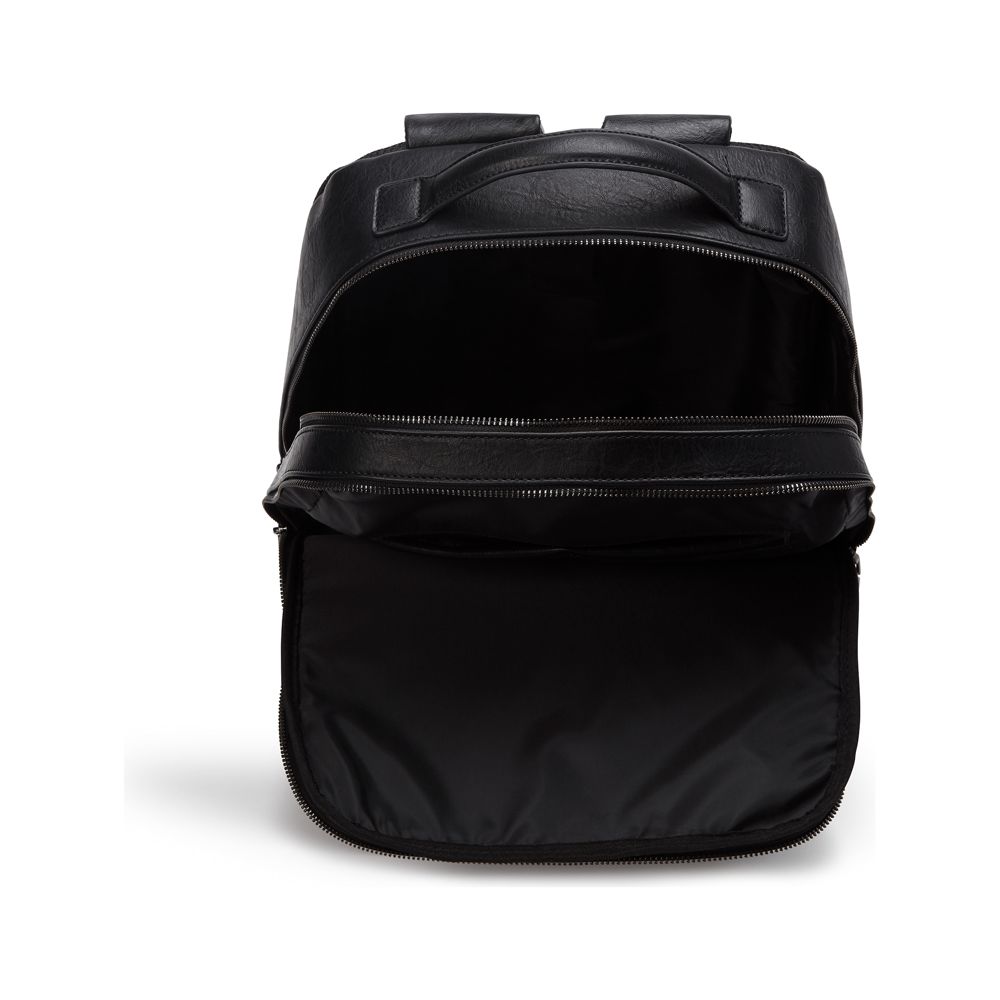 Black - Acacia Unisex Vegan Laptop Backpack