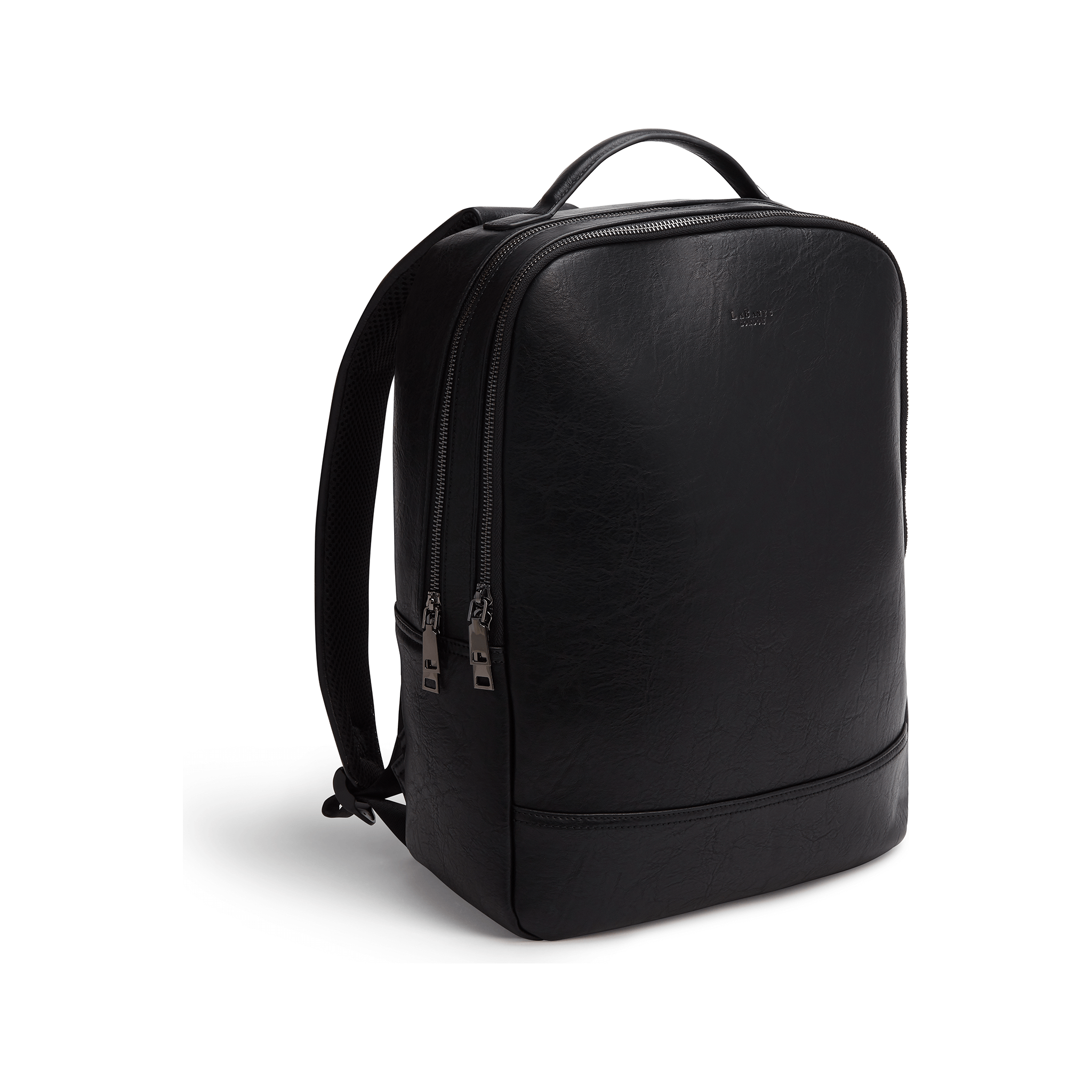 Black - Acacia Unisex Vegan Laptop Backpack