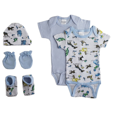 Newborn Baby Boys 5 Pc Layette Baby Shower Gift