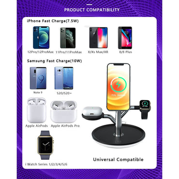 Universal Wireless Charging Stand for Iphone Apple Watch Airpods