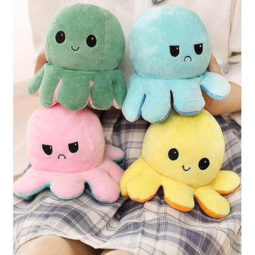 Reversible Flip Octopus Stuffed Plush Doll Soft