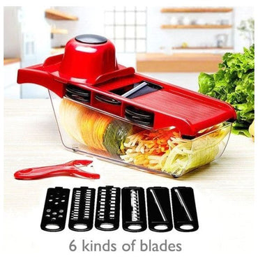 Stainless Steel 6 Blades Vegetable Slicer