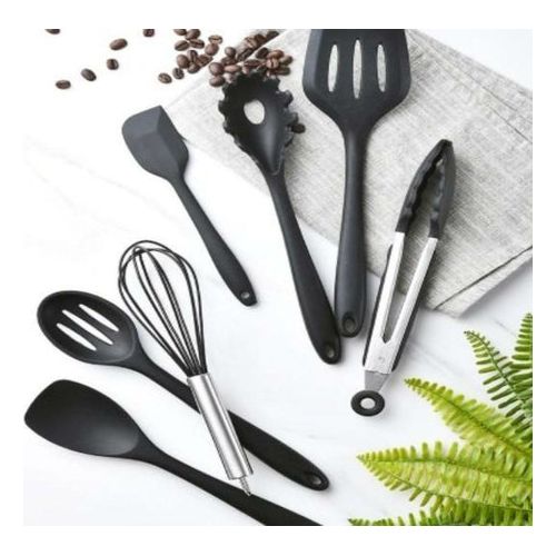 Non Stick Silicone Cooking Utensils Premium Heat Resistant 10 PCS Set