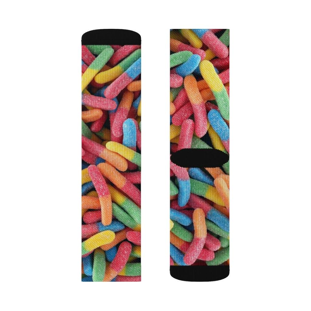 Gummy Candy Novelty Socks
