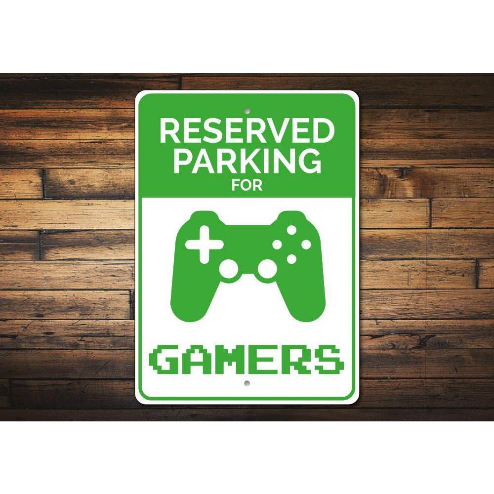 Gamer Parking Sign