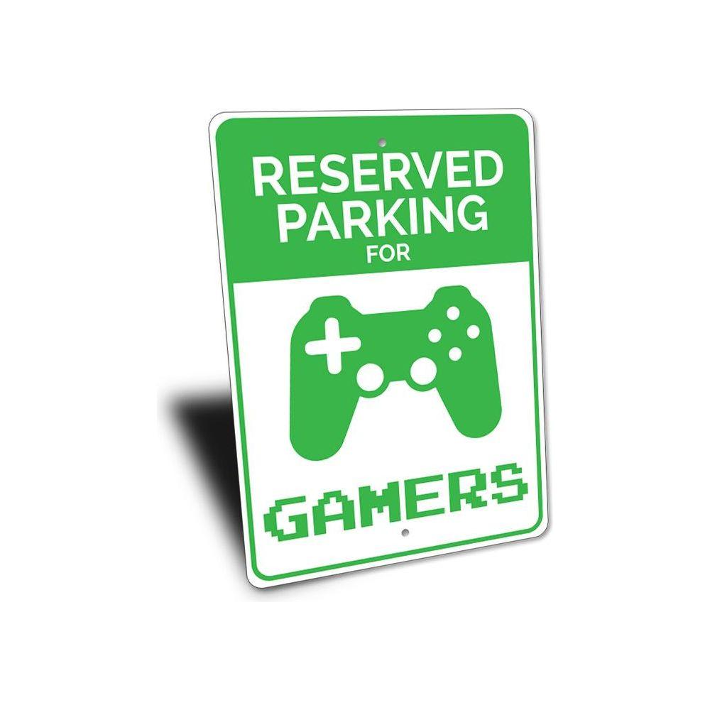 Gamer Parking Sign