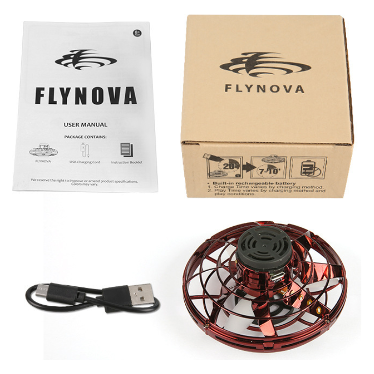 Mini Drone LED UFO Type Flying Helicopter Spinner Fingertip