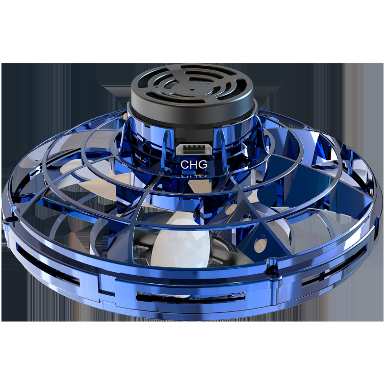 Mini Drone LED UFO Type Flying Helicopter Spinner Fingertip