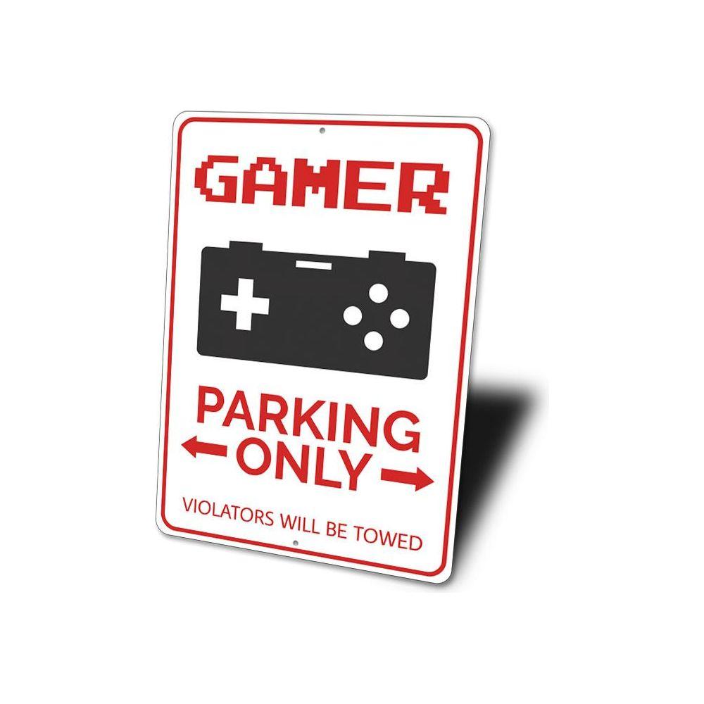 Gamer Parking Sign