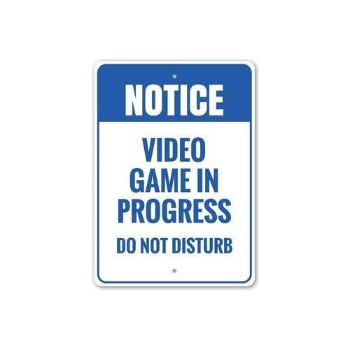 Do Not Disturb Video Game Sign
