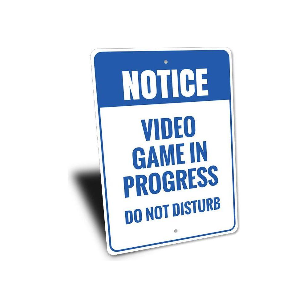 Do Not Disturb Video Game Sign