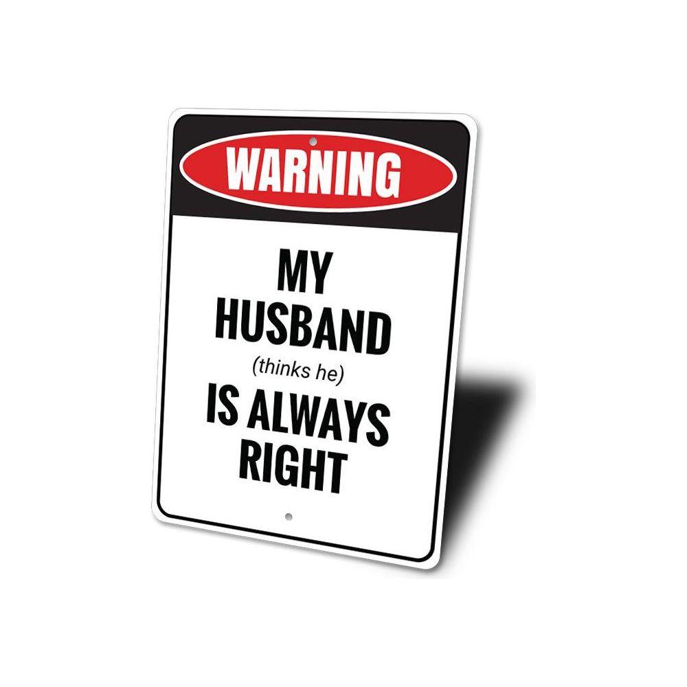 Funny Husband Gift Sign