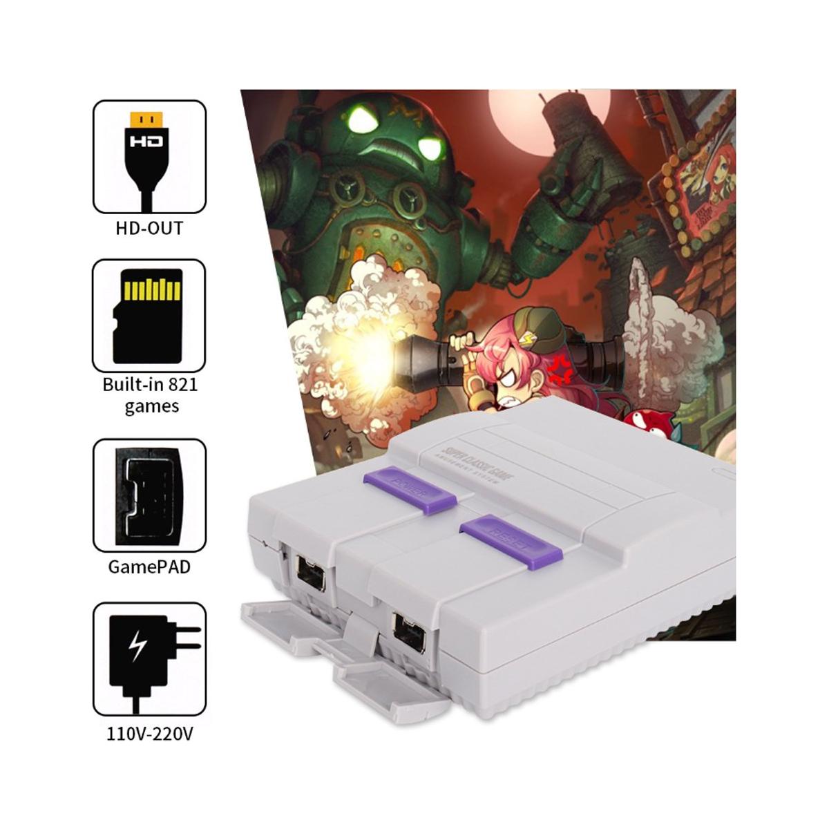 Retro Inspired Game Console With HDMI + 821 Games Loaded