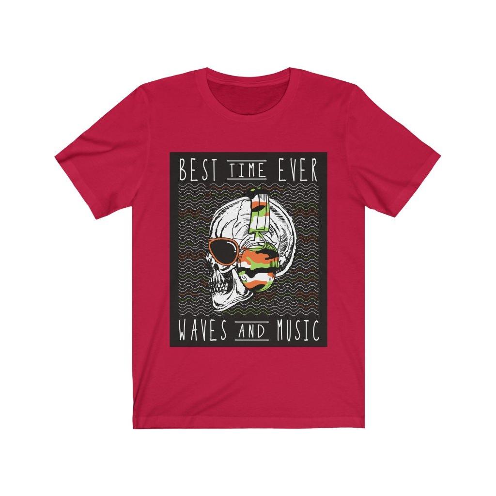 Best Time Ever Waves and Music in Skull Head