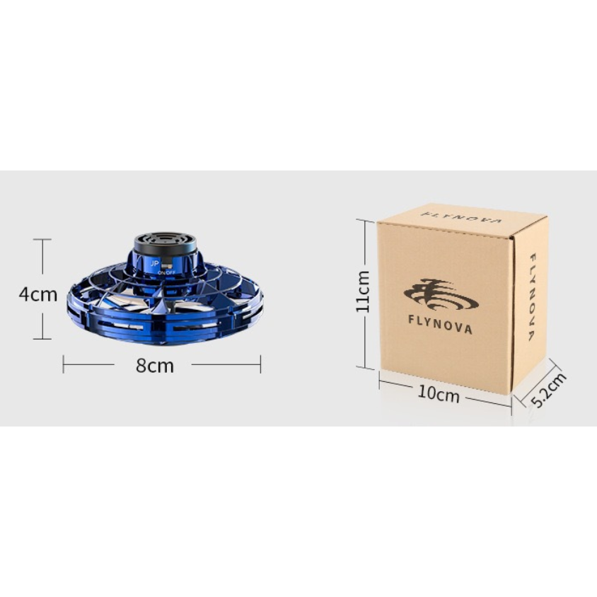 Mini Drone LED UFO Type Flying Helicopter Spinner Fingertip