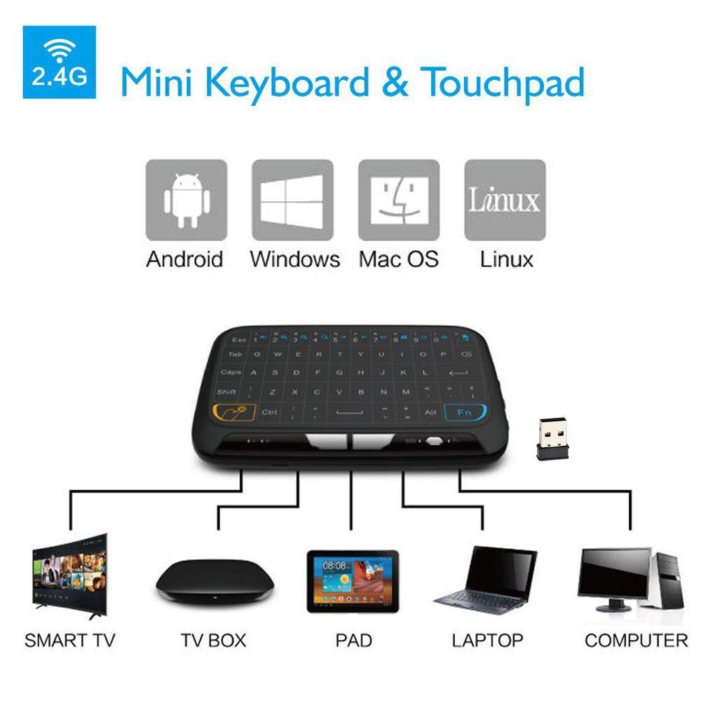 Mini H18 Wireless Keyboard 2.4GHz Air/Fly Mouse Remote Control Game