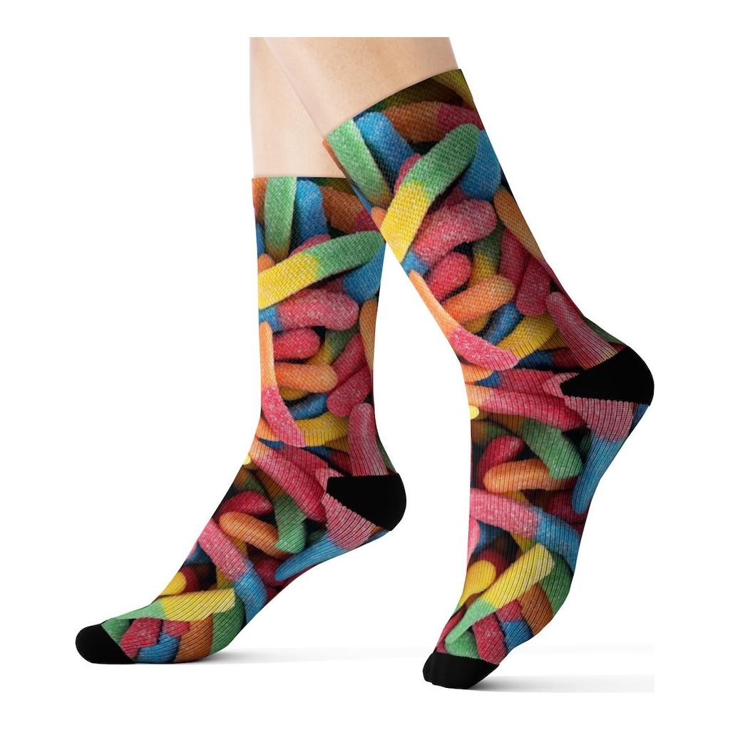 Gummy Candy Novelty Socks