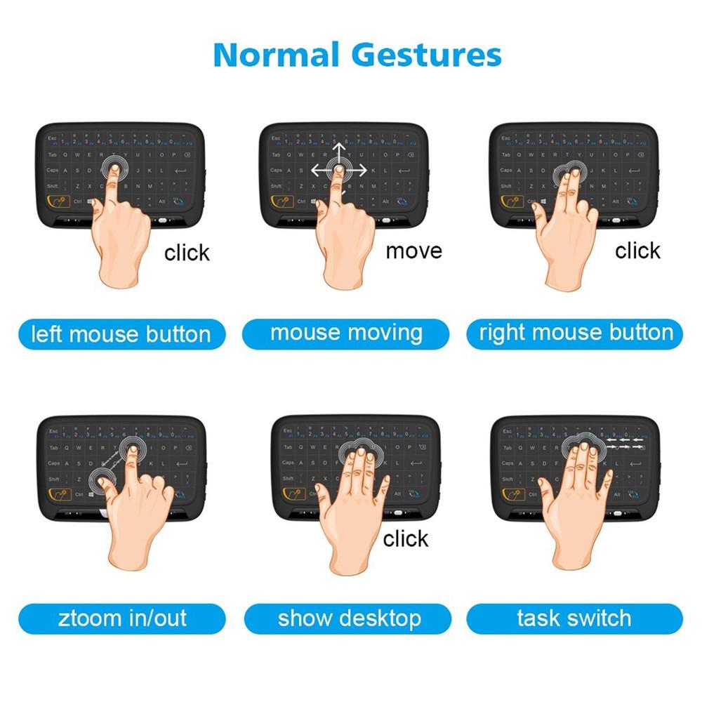 Mini H18 Wireless Keyboard 2.4GHz Air/Fly Mouse Remote Control Game
