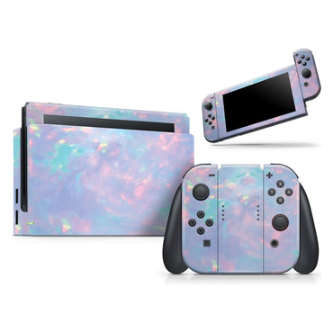 Blurry Opal Gemstone - Vinyl decal Wrap Kit for Nintendo