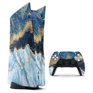 Foiled Marble Agate - Vinyl decal Bundle for PlayStation 5