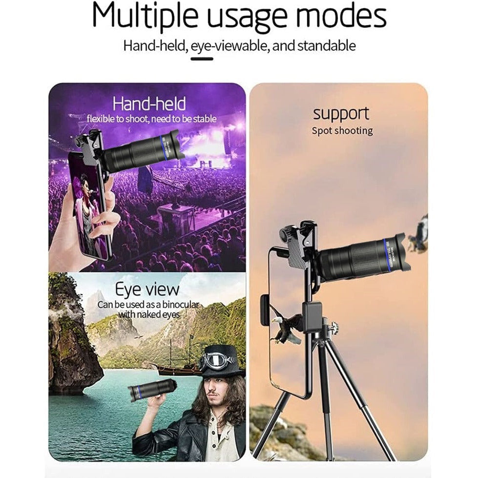Dragon 36X Mobile Phone Lens Kit With Tripod