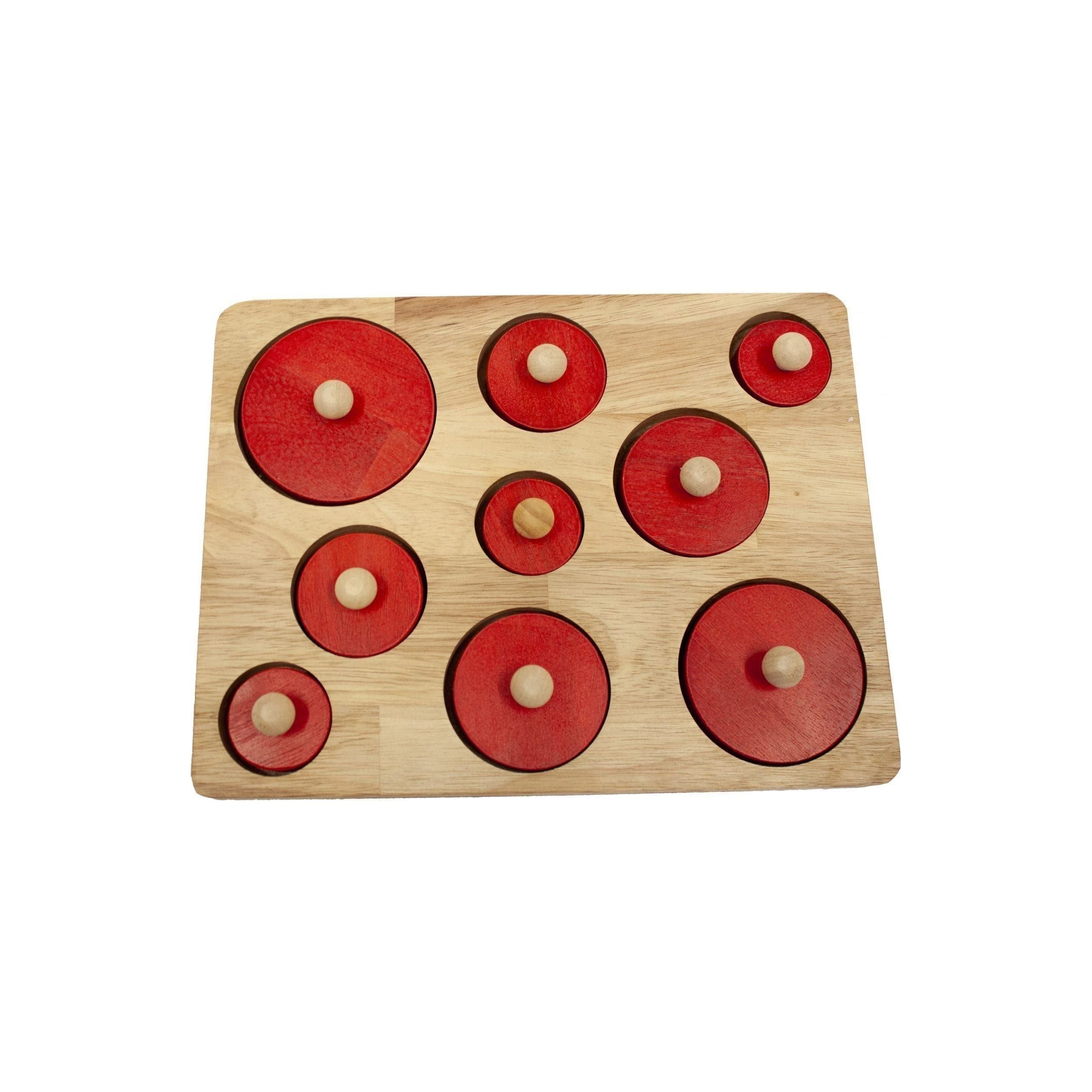 QToys Montessori Size Puzzle Wooden Toy