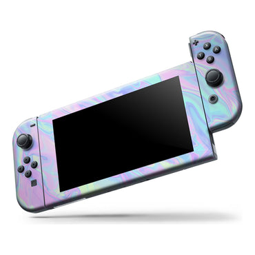 Iridescent Dahlia v1 - Vinyl decal Wrap Kit for Nintendo