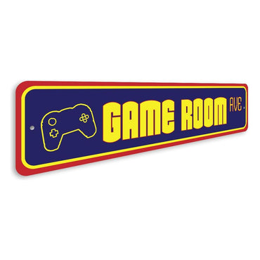 Game Room Street Sign