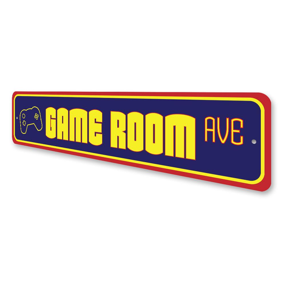 Game Room Street Sign