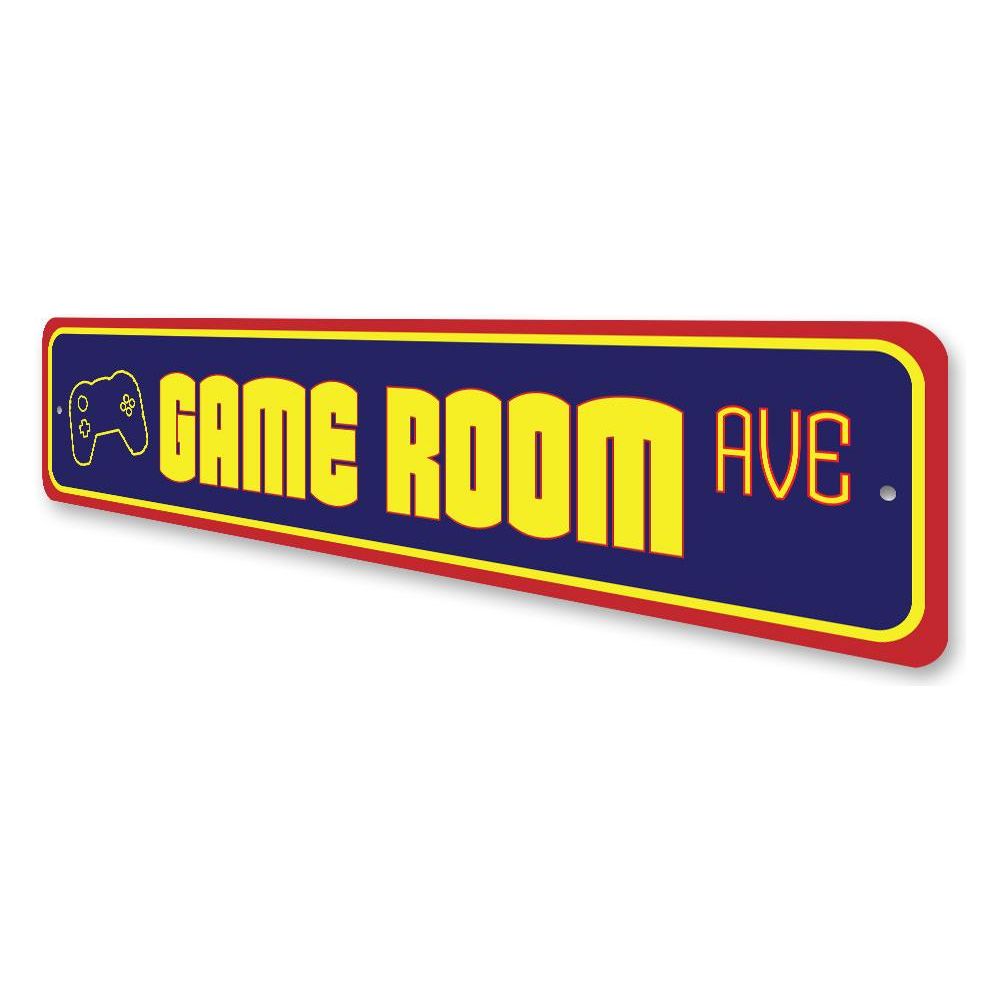 Game Room Street Sign