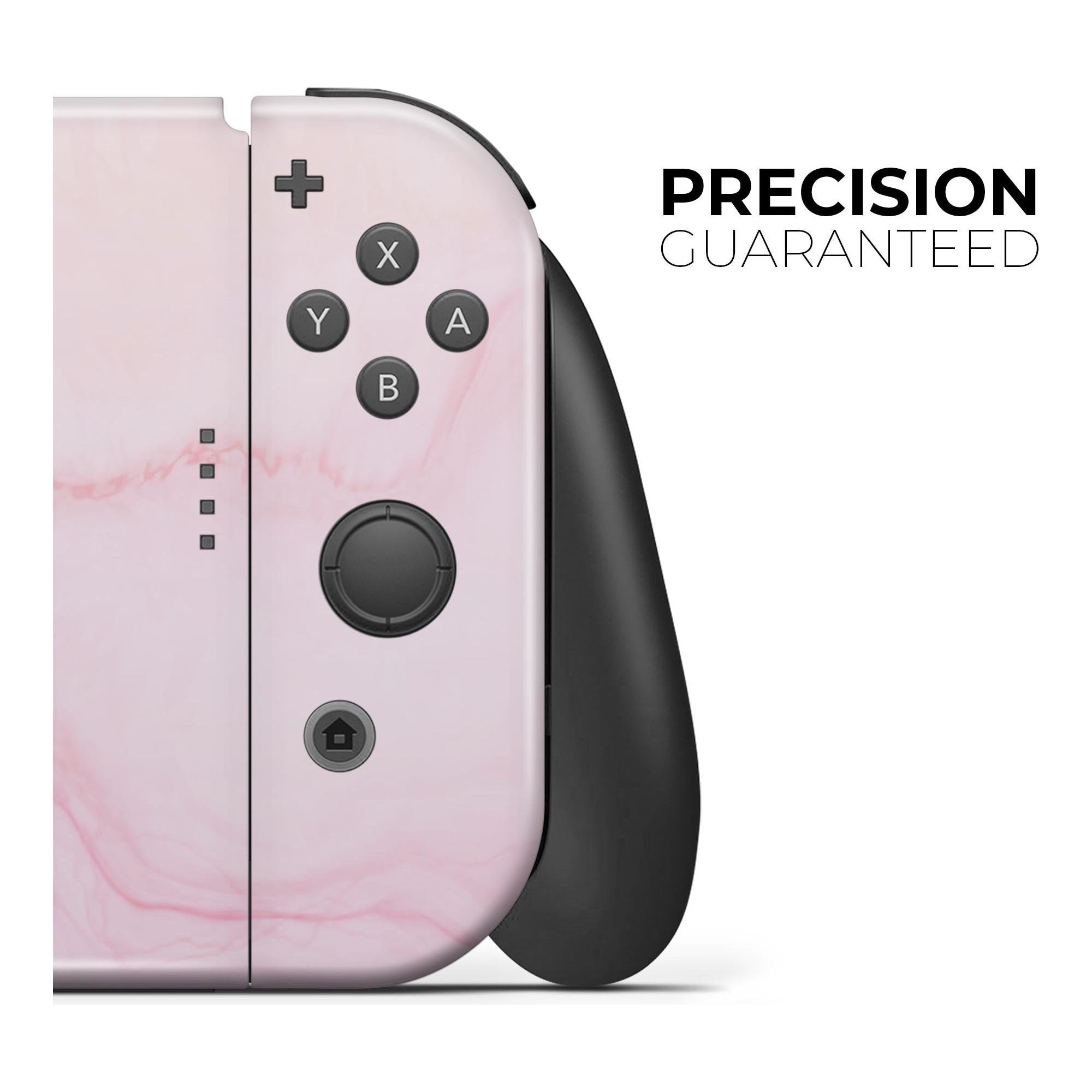 Marble Surface V1 Pink - Full Vinyl decal Wrap Kit for Nintendo