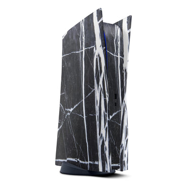Black & White Marble Stone - Vinyl decal Bundle for PS 5