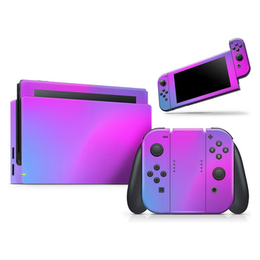 Neon Holographic V1 - Full Vinyl decal Bundle for Nintendo