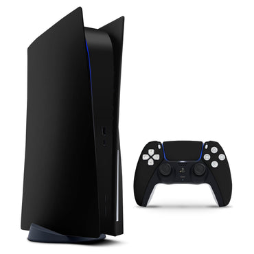 Solid State Black - Full Vinyl decal Wrap Kit for Playstation