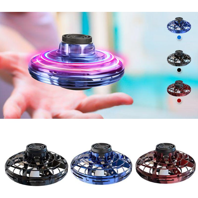 Mini Drone LED UFO Type Flying Helicopter Spinner Fingertip