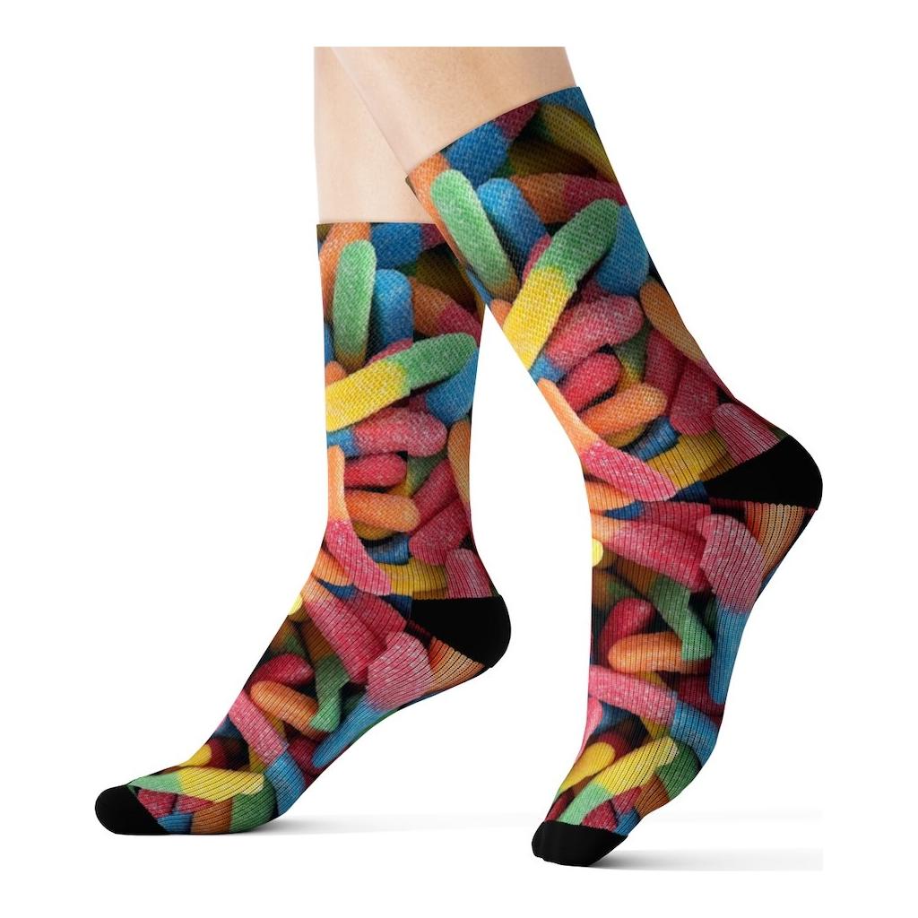 Gummy Candy Novelty Socks