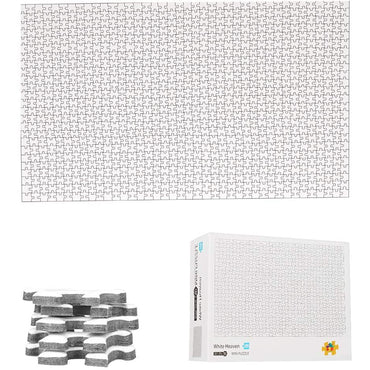 1000 Pieces White Hell Puzzle for Adults Kids