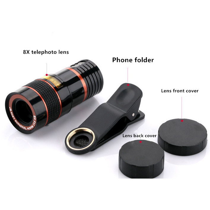 Mobile Phone Universal 8X8 Optical Zoom Telescope