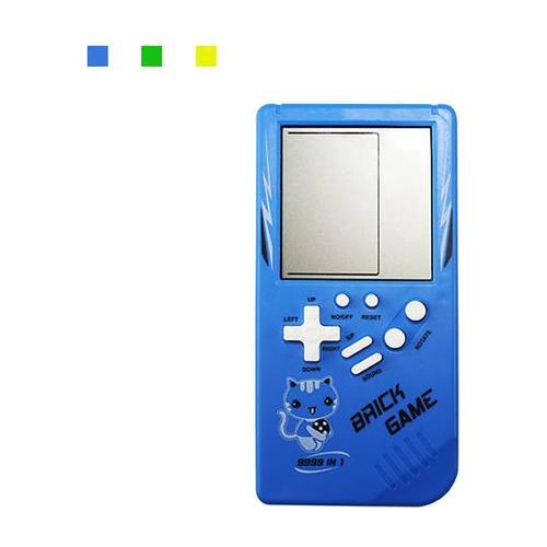 Retro Childhood Tetris Handheld Game Player Blue