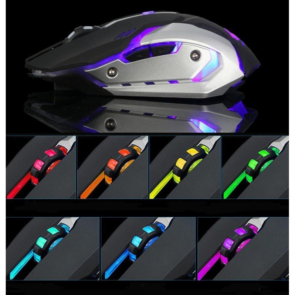 Ninja Dragon Stealth 7 Wireless Silent LED Gaming Mouse