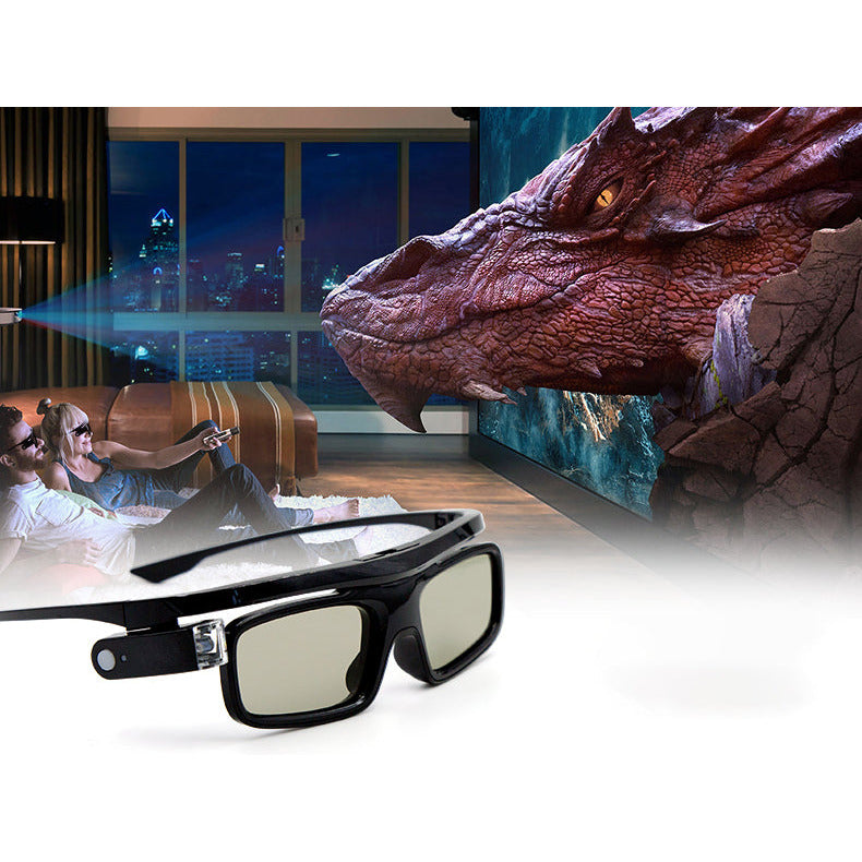 3D Glass for DLP 3D Projector UFO U50 P12 R19 DLP-Link Active Shutter