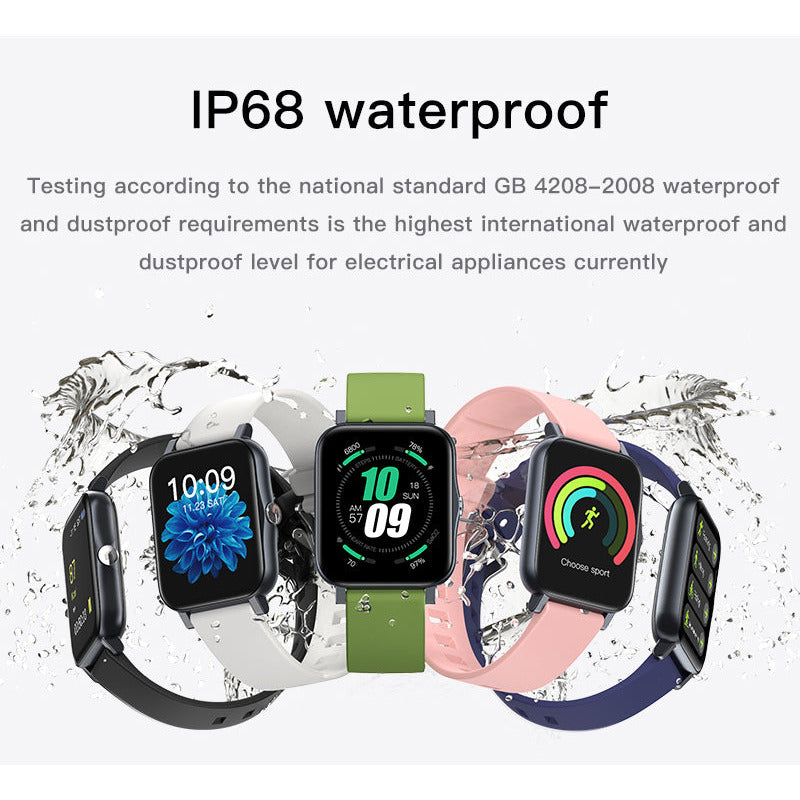 Full Screen IP68 Waterproof Ultra-Thin Smartwatch