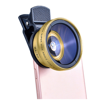 2 IN 1 Lens Universal Clip 37mm Mobile Phone Lens
