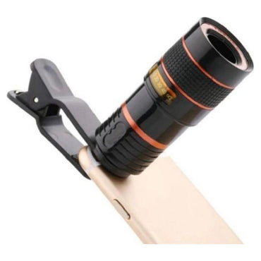 8X HD Optical Zoom Smartphone Lens with Universal Mobile Phone Clip