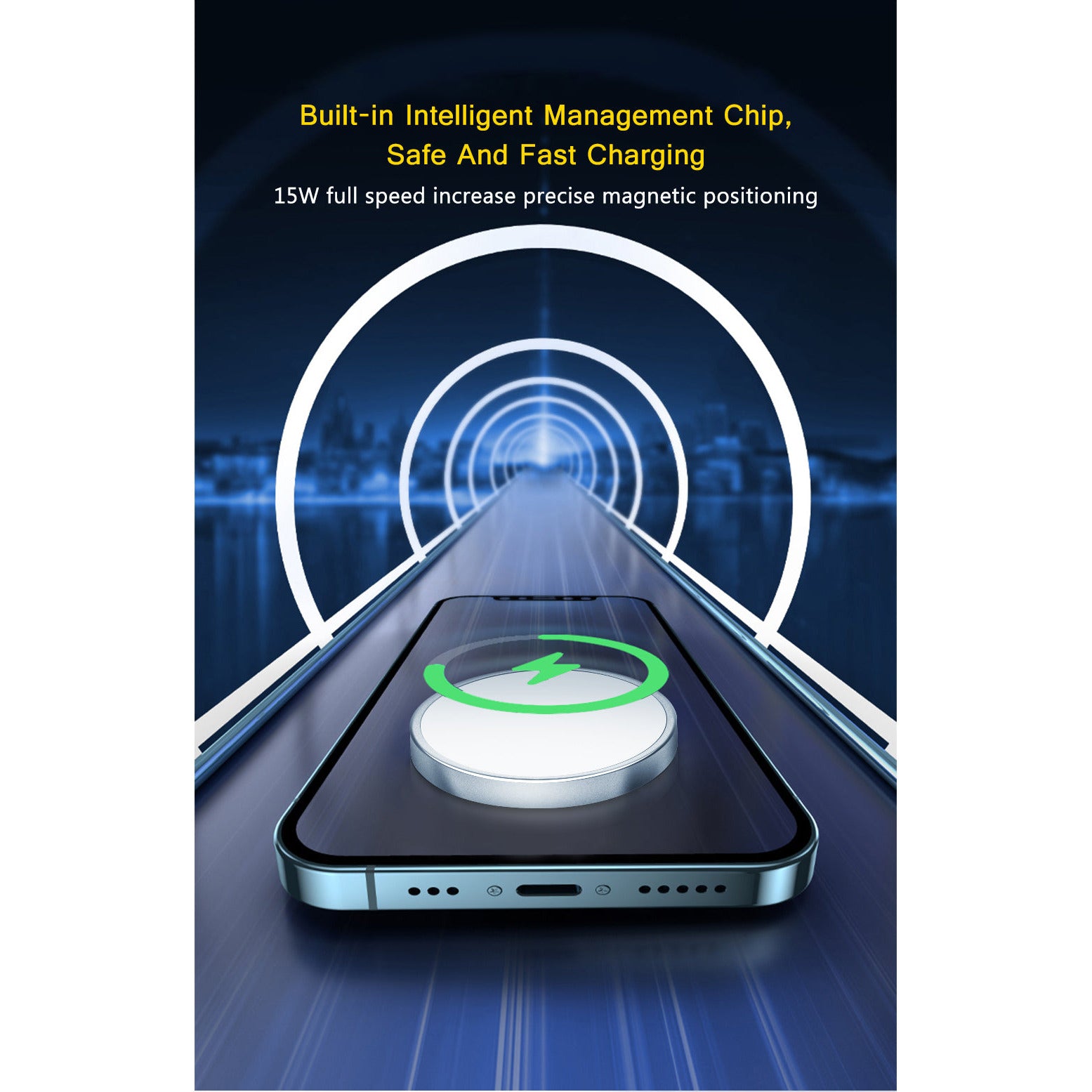 Magnetic QI Wireless Charger for Iphone12 Magsafe Huawei Samsung