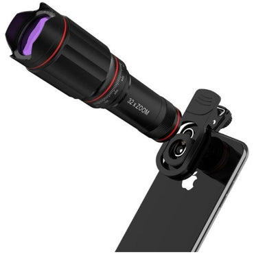 Ultra Crystal HD 32x Zoom Telescope Mobile Phone Camera Lens Set