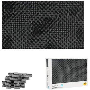 1000 Pieces Black Hell Puzzle for Adults Kids