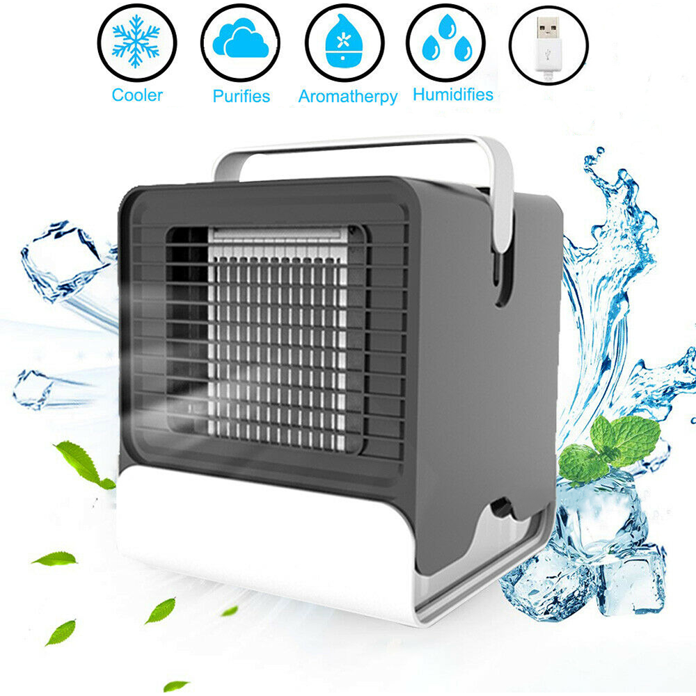 USB Mini Negative Ion Cool Fan Air Conditioner