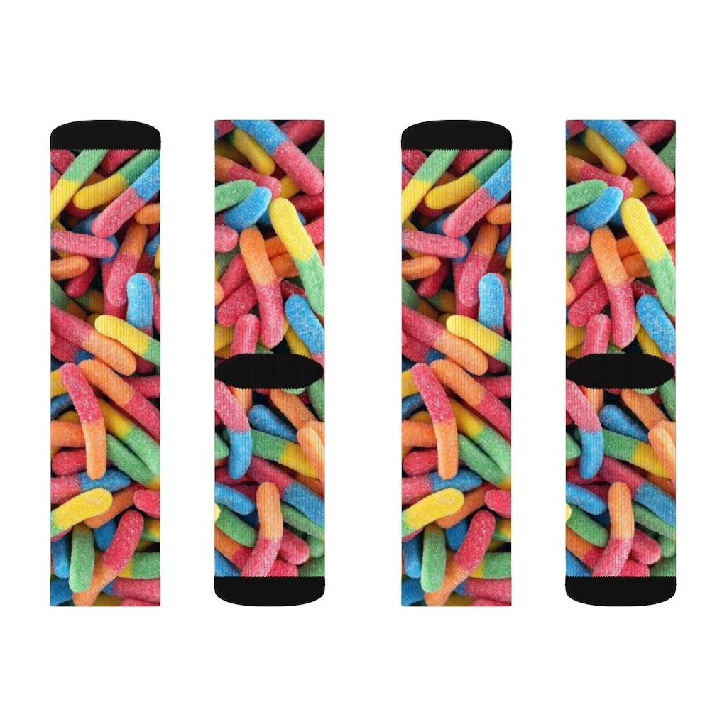 Gummy Candy Novelty Socks