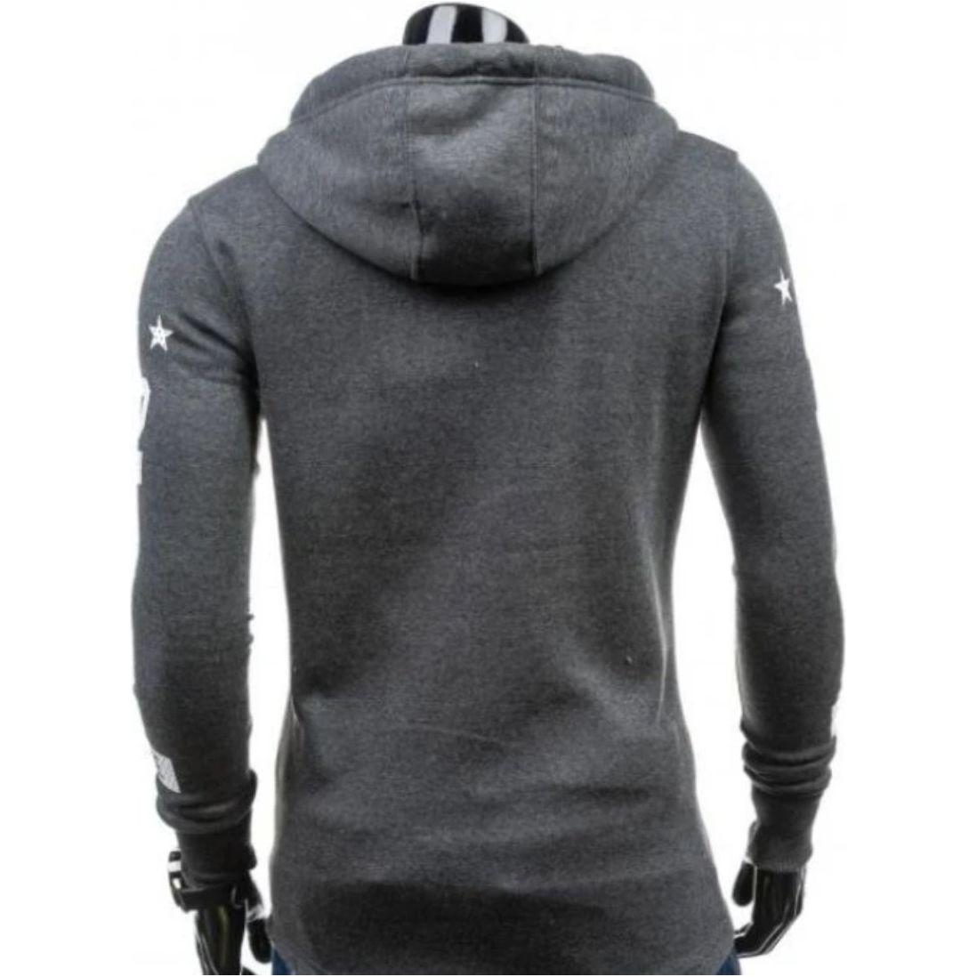 Mens Street Style Biker Hoodie